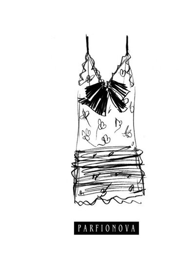 Книга: Блокнот для записей «Мода. Платье»; Эксмо, 2012 