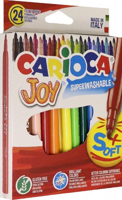 Фломастеры Carioca, 24 цвета 