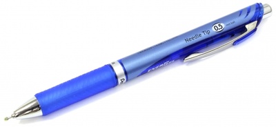 Автоматическая гелевая ручка EnerGel, синий стержень Pentel 
