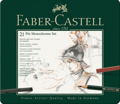 Набор "Pitt Monochrome", 21 предмет Faber-Castell 