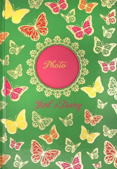 Ежедневник девочки, Бабочки, 80 листов, А6+ Феникс+ 
