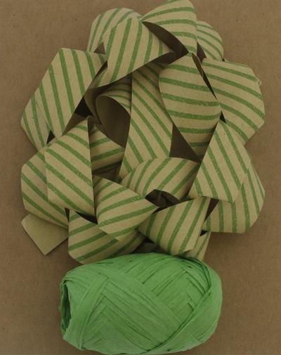 Набор для оформления подарков: бант + лента, цвет зеленый Феникс-Презент 