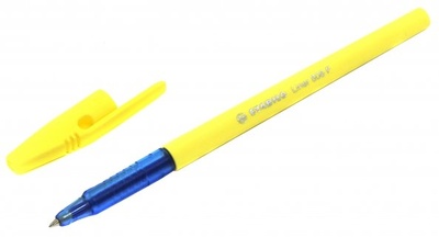Ручка шариковая "Liner Pastel 808 F", ванильный корпус, синие чернила Stabilo 