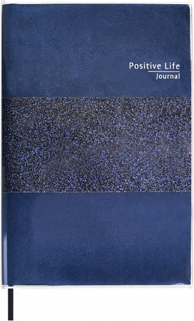 Записная книжка. Мысли позитивно!, A6+, 96, синий Феникс+ 