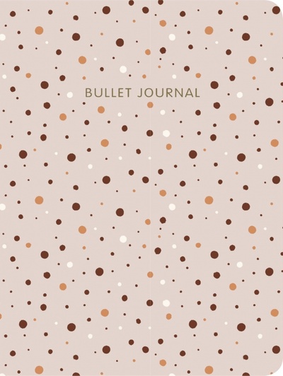 Блокнот в точку. Bullet Journal. Горохи, розовый Бомбора 