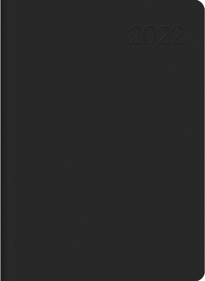 Ежедневник датированный на 2022 год. Paragraph. Черный, А6, 176 листов Listoff 