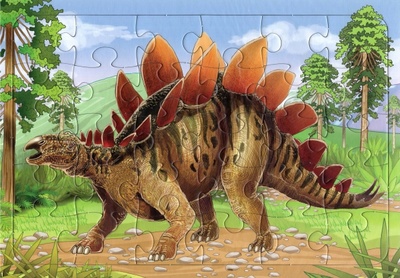 Планшетный пазл. Стегозавр, 30 элементов Аделаида 