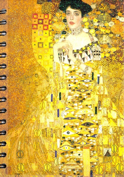 Скетчбук (100 листов, А5, спираль), Климт. Портрет Адели Блох-Бауэр I (6301) Попурри 