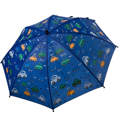 Зонт детский, авто, синий с машинками BONDIBON 