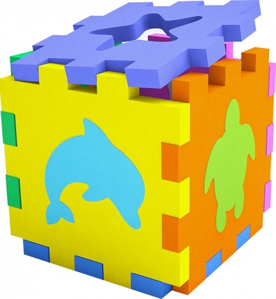 Развивающая игра Кубик-сортер "Подводный мир" El Basco 