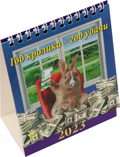 Календарь на 2023 год. Год кролика - год удачи День за днём 