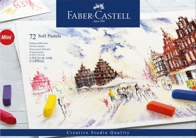Пастель художественная Creative studio 72 цвета, мини Faber-Castell 