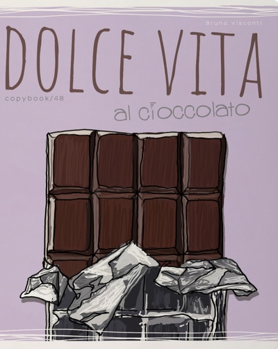 Тетрадь Шоколадное настроение, 48 листов, клетка, А5, в ассортименте Bruno Visconti 