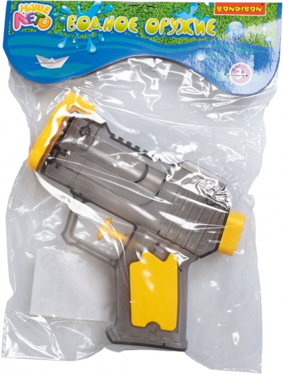 Водный пистолет для малышей, жёлто-чёрный BONDIBON 