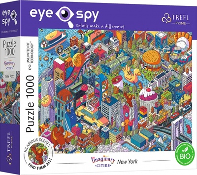Puzzle-1000 Глаз-шпион, Нью-Йорк Trefl 