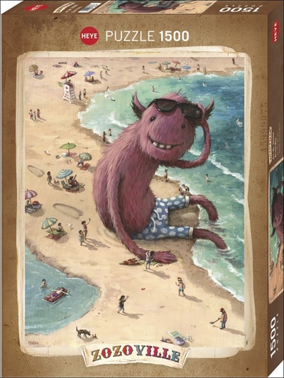 Puzzle-1500 На пляже. Zozoville Heye 