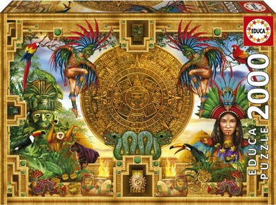 Пазл-2000 Ацтеки и майя Educa 