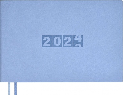 Еженедельник датированный на 2024 год Буйвол, голубой, 64 листа Феникс+ 