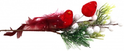Новогоднее украшение Птички на елке Феникс-Презент 