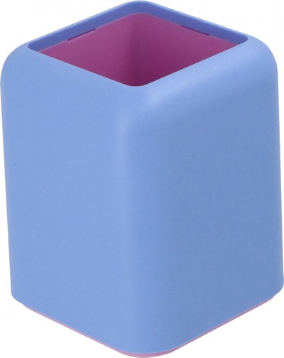 Подставка настольная пластиковая Forte. Pastel Bloom, голубой с фиолетовым Erich Krause 