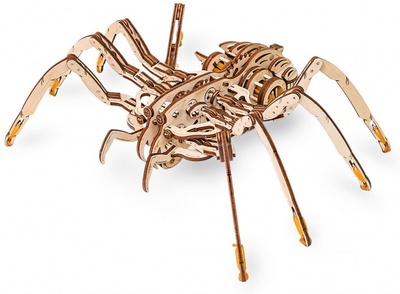 Конструктор деревянный 3D Spider. Паук Eco Wood Art 