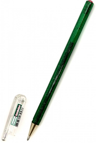 Ручка гелевая "Hybrid Dual Metallic", цвет чернил зеленый + красный металлик Pentel 
