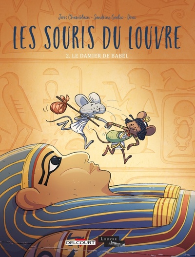 Книга: Les Souris du Louvre. Tome 2. Le Damier de Babel (Chamblain Joris) ; Delcourt, 2019 