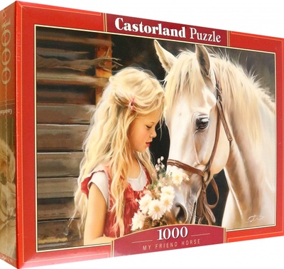 Puzzle-1000. Мой друг - лошадь Castorland 