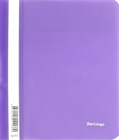 Папка-скоросшиватель "Berlingo", А5, 180 мкм, фиолетовая 