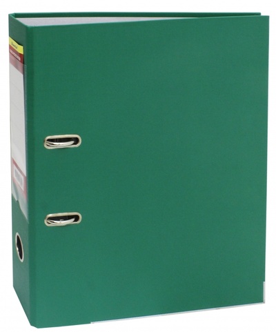 Папка-регистратор "Silwerhof", цвет: зеленый, A4, 75 мм, арт. 355021-03 