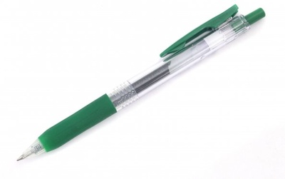 Ручка гелевая автоматическая 0.5 SARASA CLIP темно-зеленый ZEBRA 