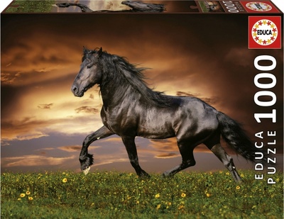 Пазл-1000 Бегущая рысью лошадь Educa 