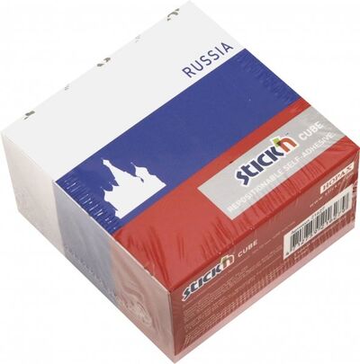 Блок для записей самоклеящийся "Russia" (400 листов, 70x70 мм) (21627) Stickn 
