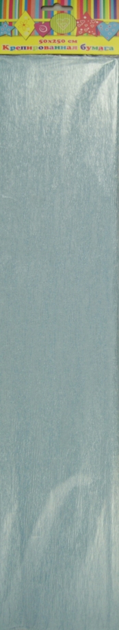 Бумага голубая перламутровая крепированная (28596/10) Феникс+ 