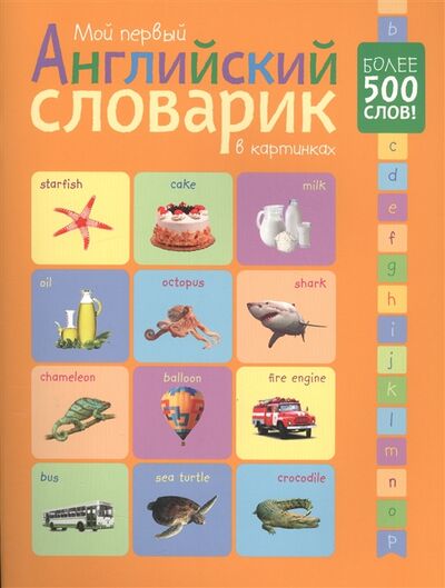 Книга: Мой первый английский словарик в картинках Более 500 слов (Евдокимова А.) ; МОЗАИКА kids, 2017 