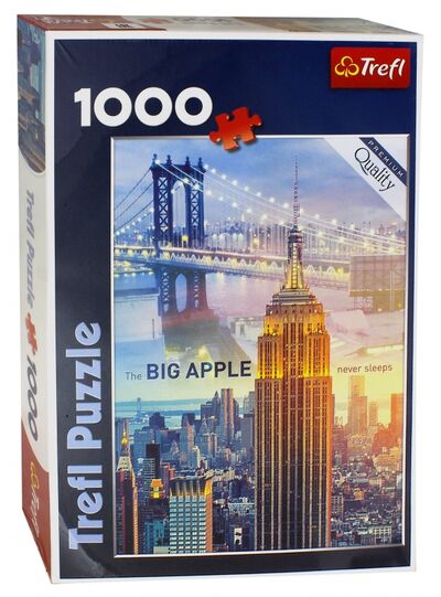 Puzzle-1000 "Нью-Йорк на рассвет-коллаж" (10393) Trefl 