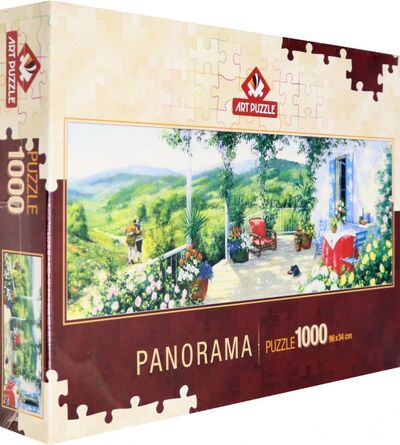 Пазл панорама 1000 деталей "Гость на веранде" (5349) Art Puzzle 