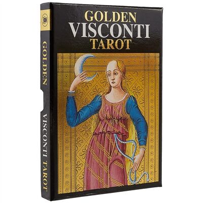 Книга: Таро Golden Visconti; Аввалон-Ло Скарабео, 2017 