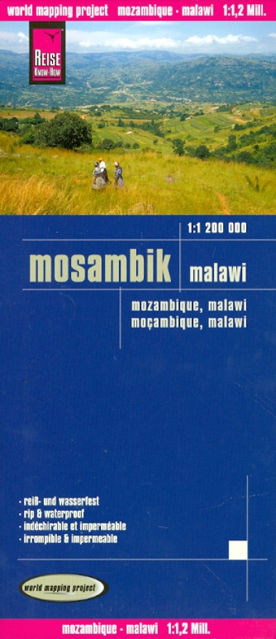Книга: Mosambik. Malawi. 1:1 200 000; Reise Know-How, 2012 