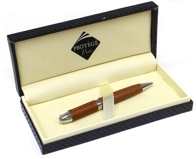 Ручка шариковая "Protege", цвет корпуса коричневый (28-9135 B28) Protege Paris S.A. 
