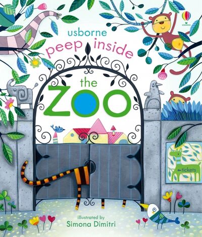 Книга: Peep Inside the Zoo (Milbourne Anna) ; Usborne, 2013 