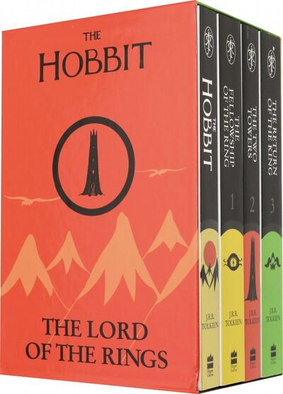 Книга: The Hobbit. The Lord of the Rings. 4 Volume Box Set (Tolkien John Ronald Reuel) ; Harpercollins, 2011 