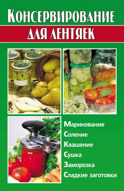 Книга: Консервирование для лентяек (Алина Калинина) ; Издательство АСТ, 2013 