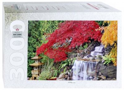 Step Puzzle-3000 "Водопад в японском саду" (85019) Степ Пазл 
