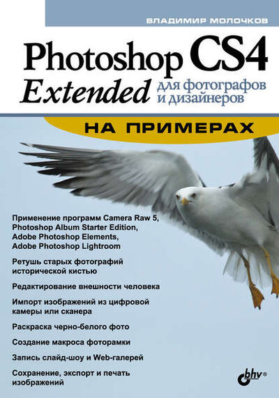 Книга: Photoshop CS4 Extended для фотографов и дизайнеров на примерах (Владимир Молочков) ; БХВ-Петербург, 2009 