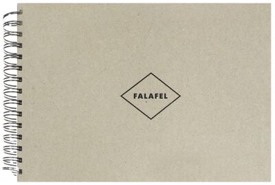 Скетчбук (50 листов, А4, гребень, крафт-бумага) (440962) Falafel 