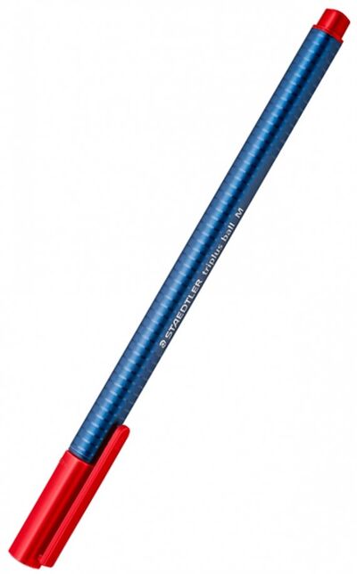 Ручка шариковая "Triplus Ball M" (0,5 мм, красный) (437M-2) STAEDTLER 