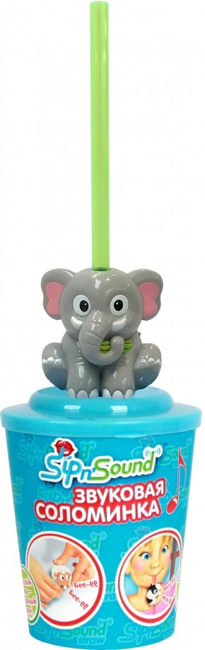 Звуковая соломинка (слон) (16003-1) Март-игрушки 
