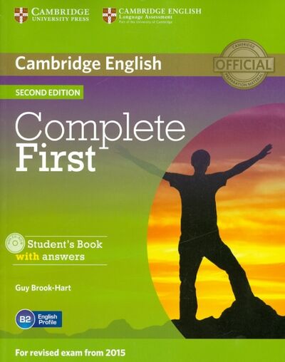 Книга: Complete First. Student's Book with answers (+CD) (Brook-Hart Guy) ; Cambridge, 2014 