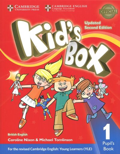 Книга: Kid’s Box Upd 2Ed PB 1 (Nixon Caroline, Tomlinson Michael) ; Cambridge, 2017 